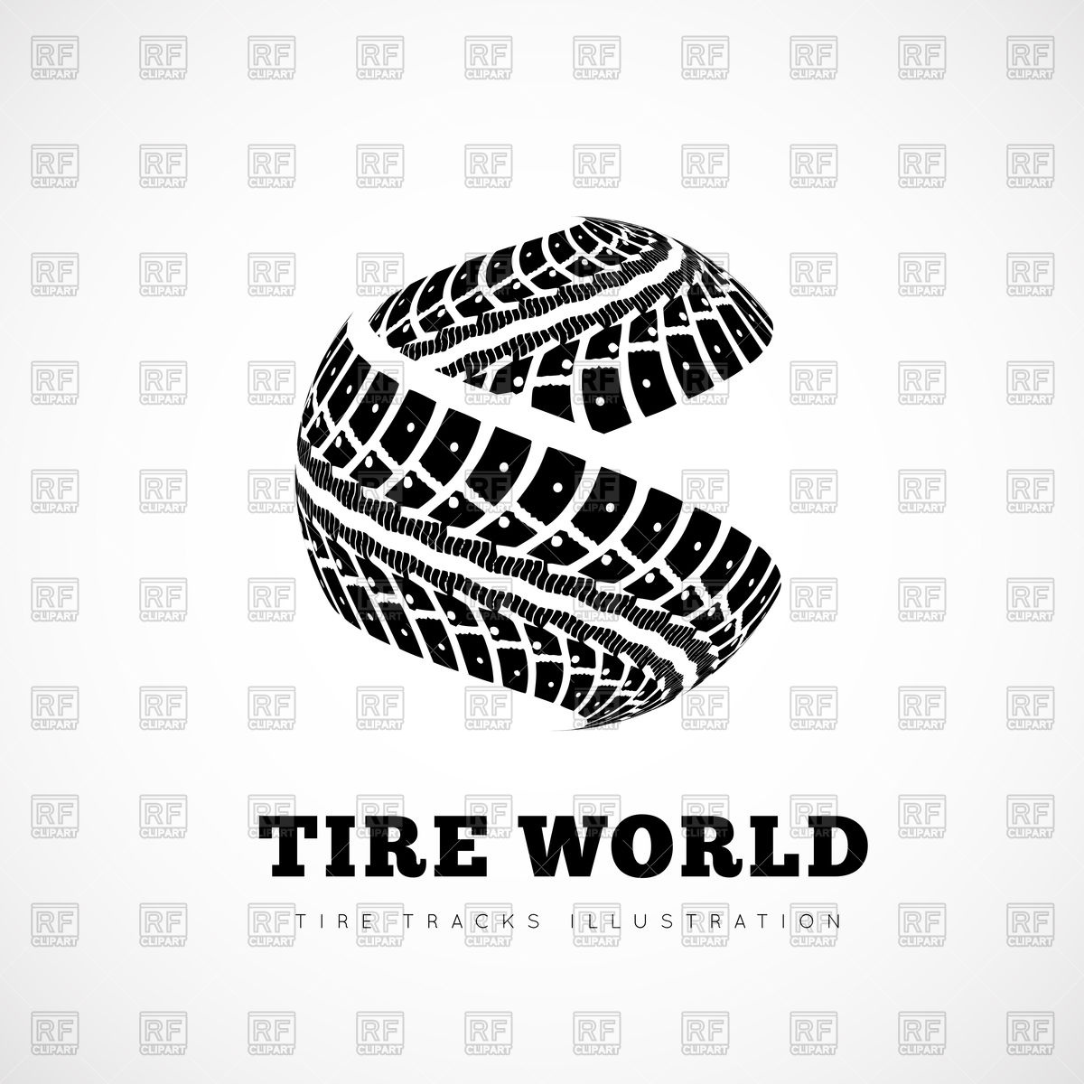 1200x1200 Tire Tracks On White Background Vector Image Of Backgrounds
