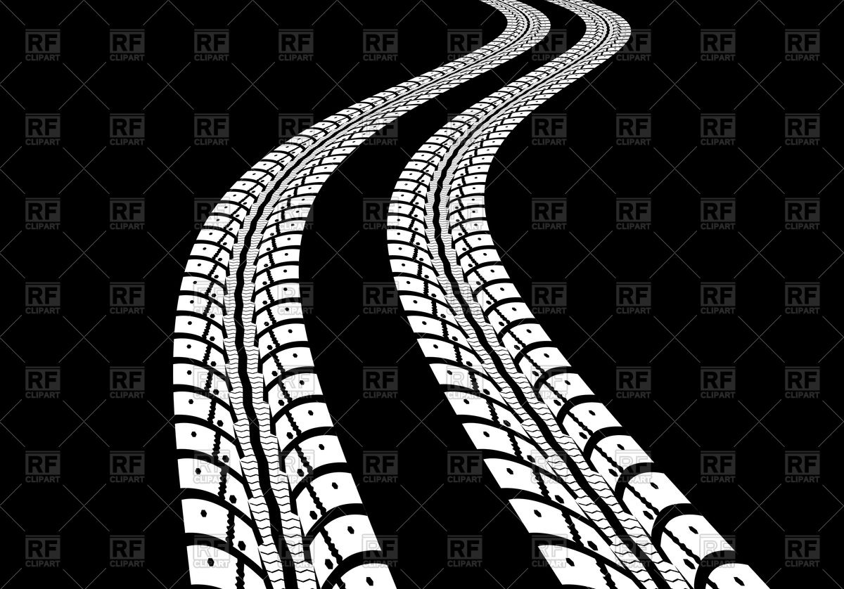 1200x838 Tire Tracks Vector Image Of Backgrounds, Textures, Abstract