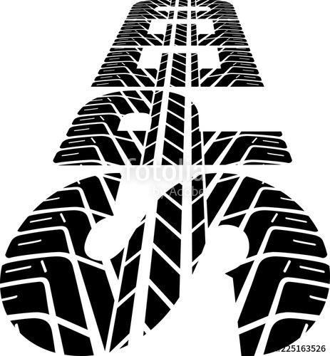 463x500 Stylized Word Speed With Tire Tread Texture Stock Image
