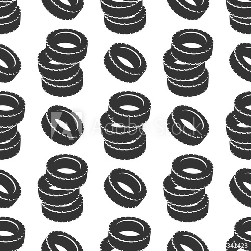 500x500 Grey Tires Seamless Pattern Car Tire Texture