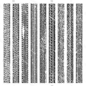 300x300 Photostock Vector Big Set Texture Of Vector Tire Tracks Tire Marks