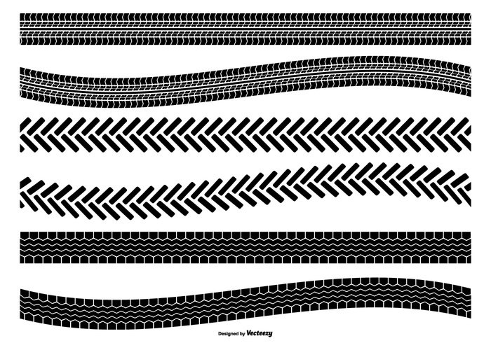 700x490 Tire Track Vector Shape Set Free Vectors Ui Download