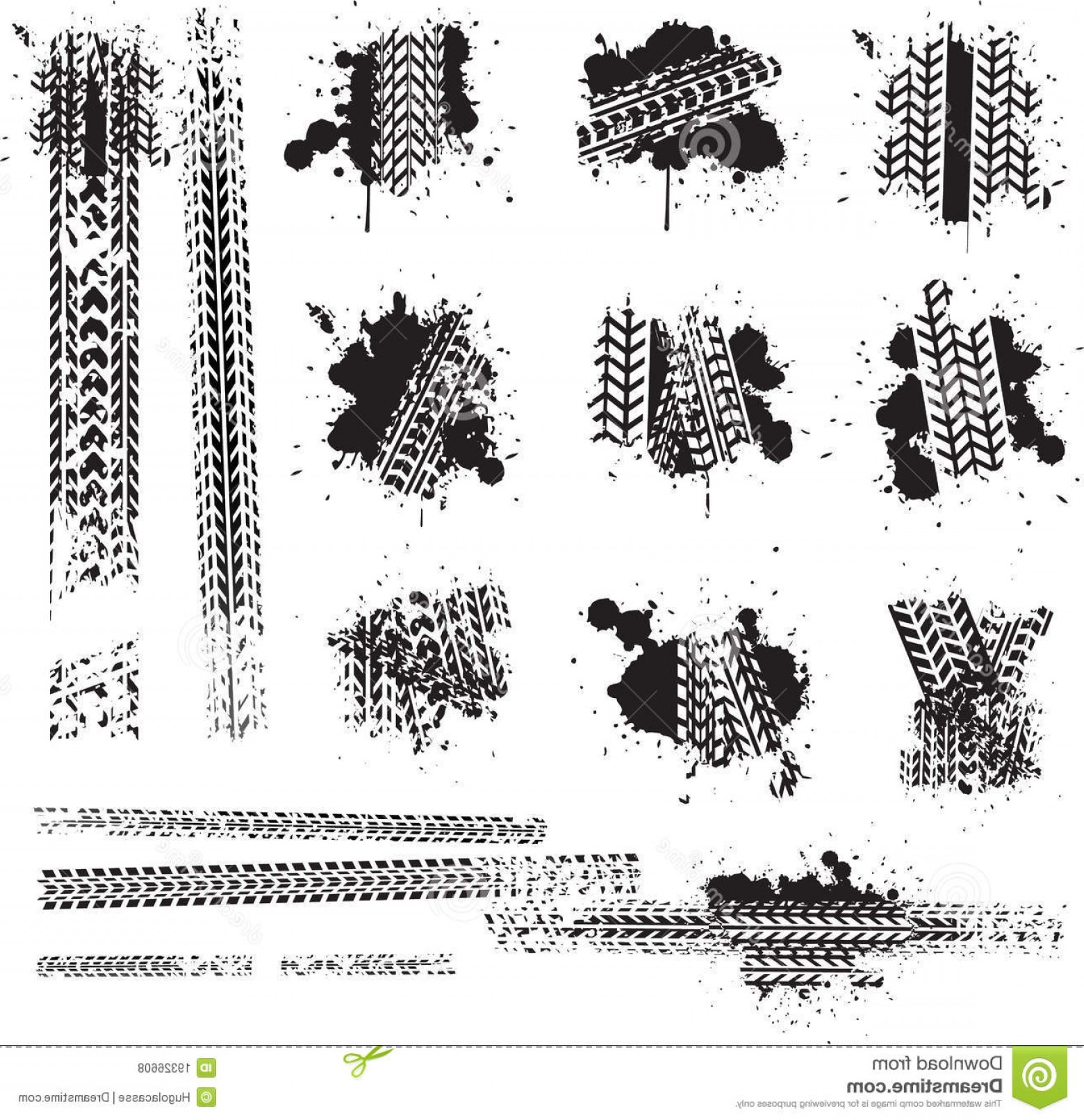 1560x1611 Dirt Bike Tire Track Vector Studiogrfx