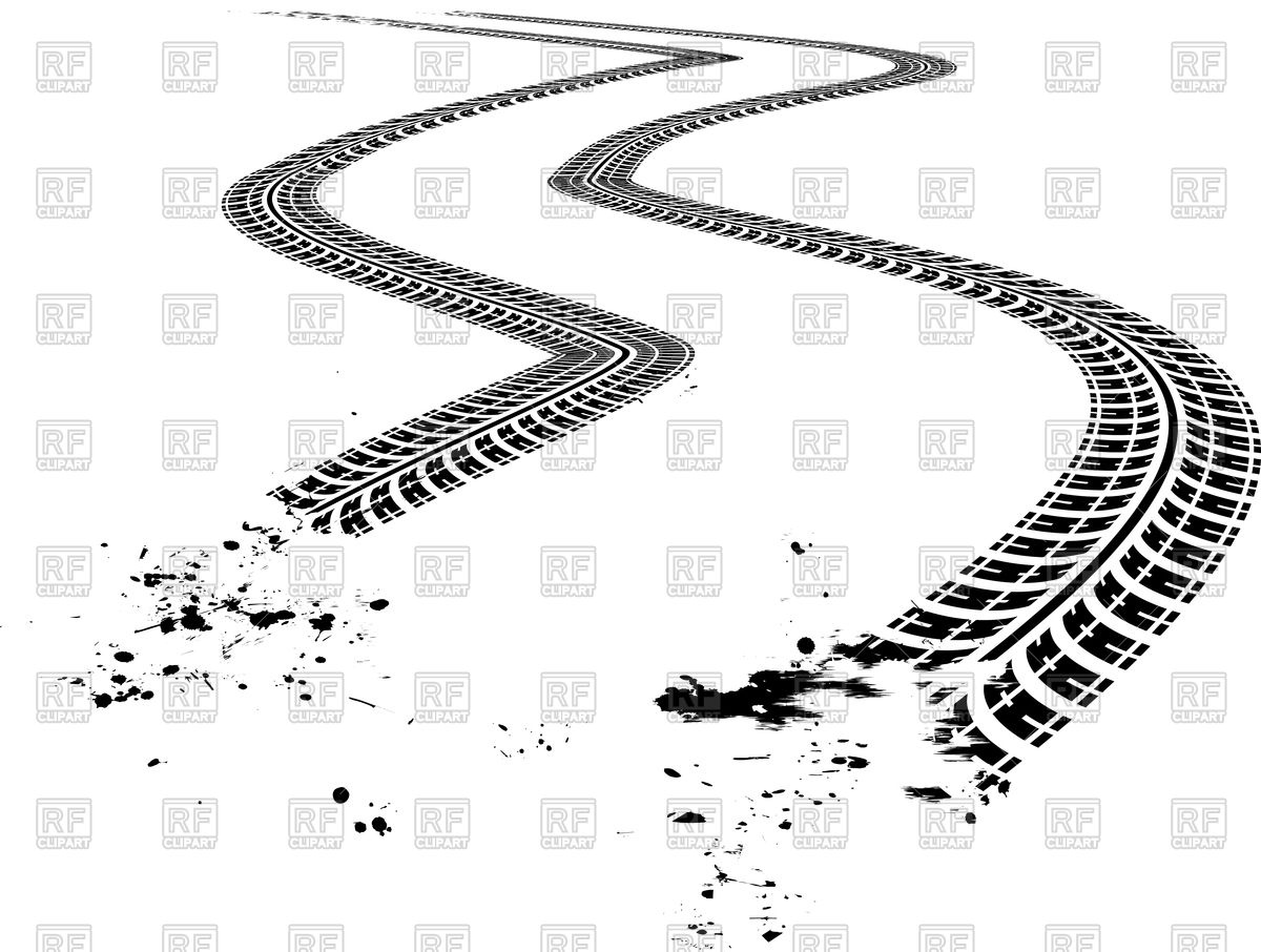 1200x906 Ragged Tire Tracks Vector Image Of Backgrounds, Textures, Abstract