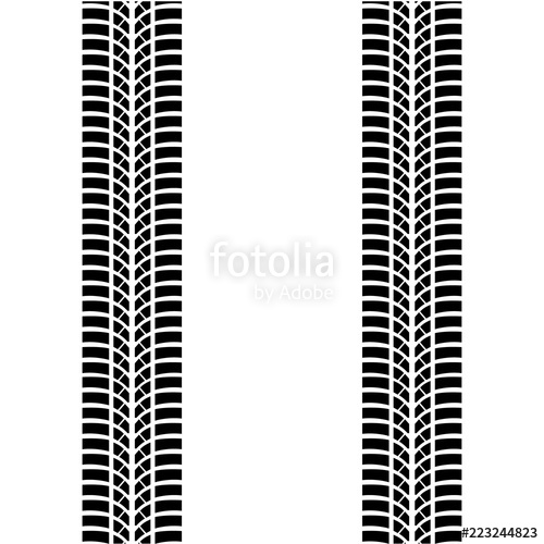 Vector Tire Track Modern Tire Tread Tire Mark Black Stock Image 500x500 Vector Tire Track Modern Tire Tread Tire Mark Black Stock Image