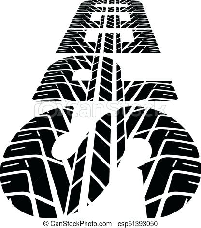 Tire Tread Clipart 416x470 Tire Tread Clipart