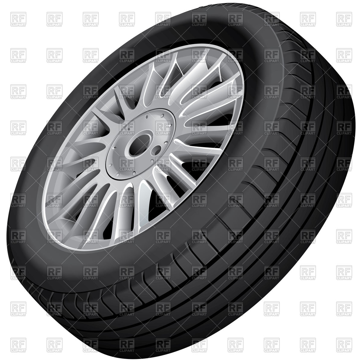 Car's Wheel And Tire Vector Image Of Objects Vectorroom 1200x1200 Car's Wheel And Tire Vector Image Of Objects Vectorroom