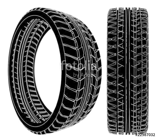 Car Wheel Tire Vector Stock Image And Royalty Free Vector 500x440 Car Wheel Tire Vector Stock Image And Royalty Free Vector