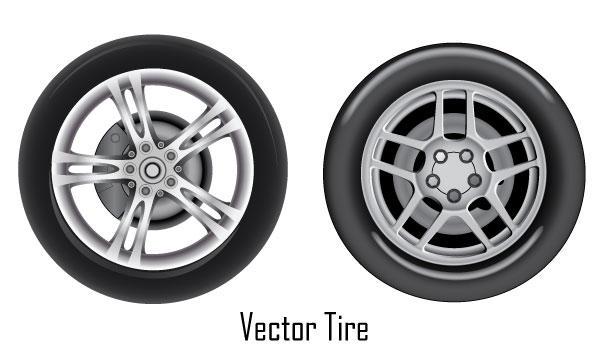 Free Tire Tracks Vector Image 600x360 Free Tire Tracks Vector Image