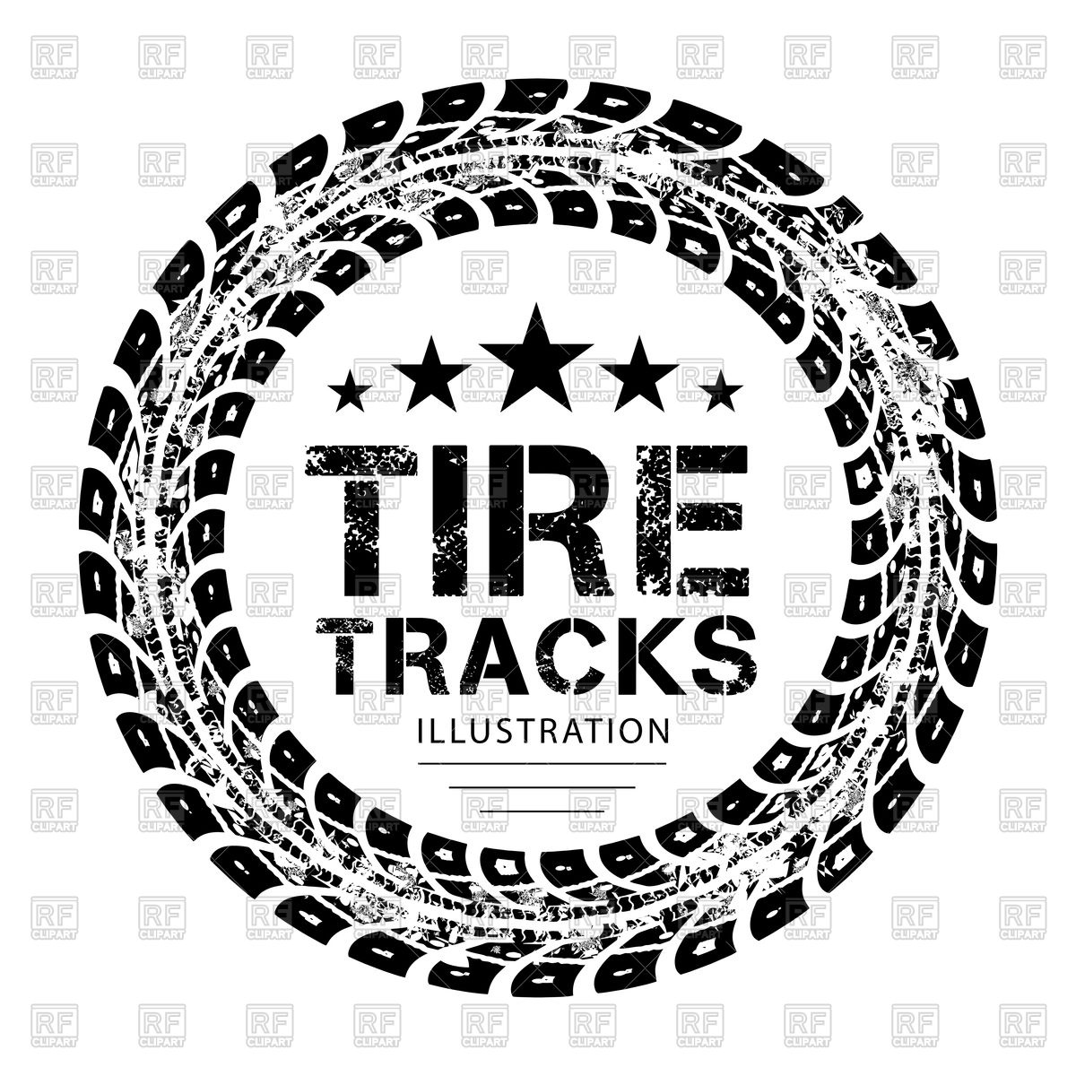 1200x1200 Round Tire Tracks Vector Image Of Backgrounds, Textures, Abstract