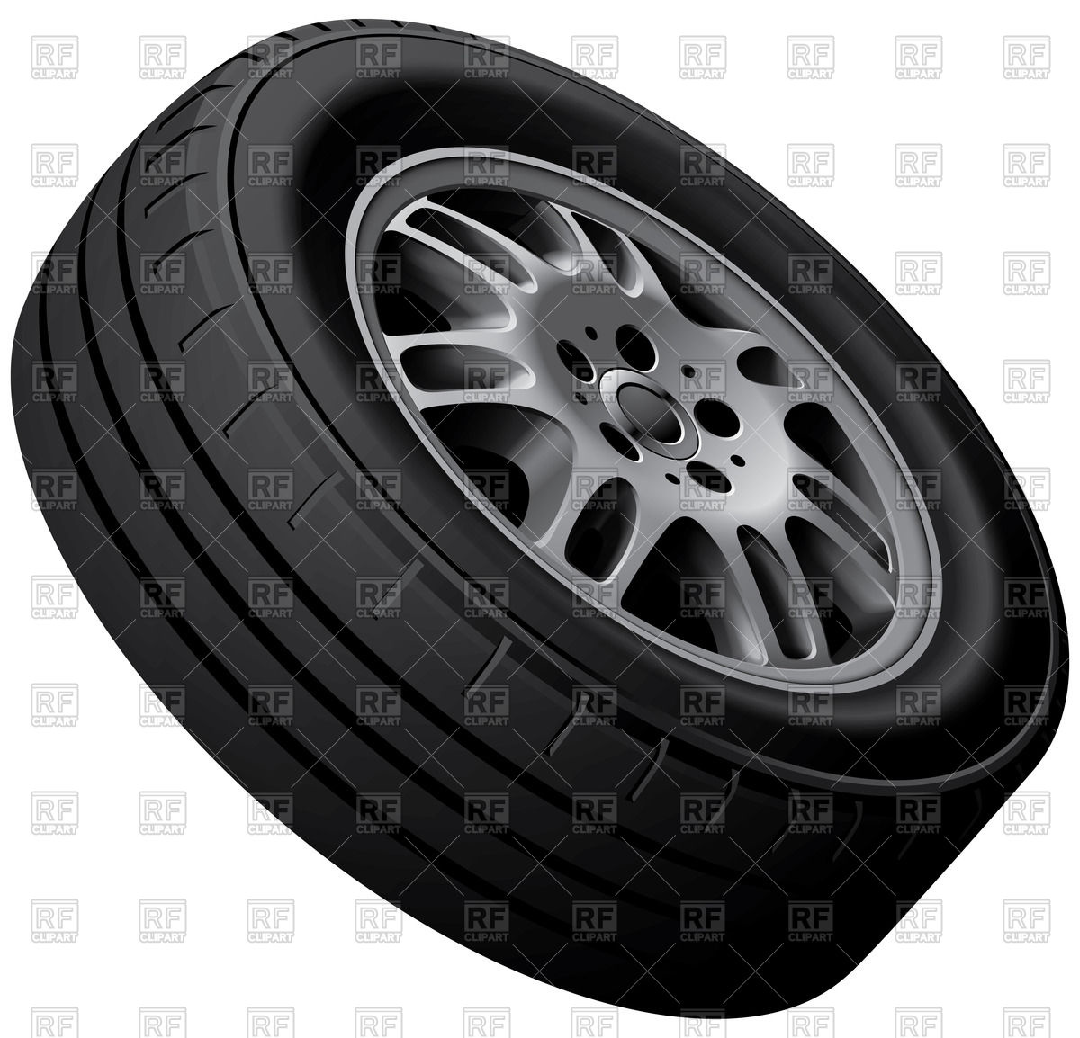 1200x1154 Tire Vector Image Of Objects Vectorroom