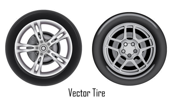 600x360 Free Tire Vector Art