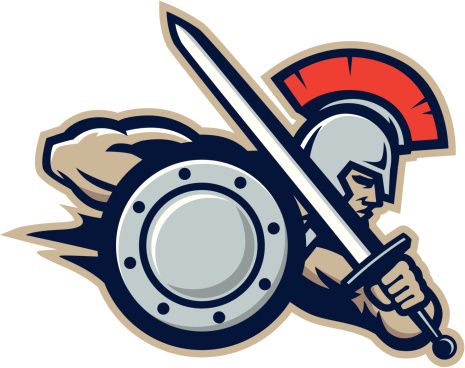 465x368 Warrior Mascot Vector Art Illustration D E S I G N S { Grafics