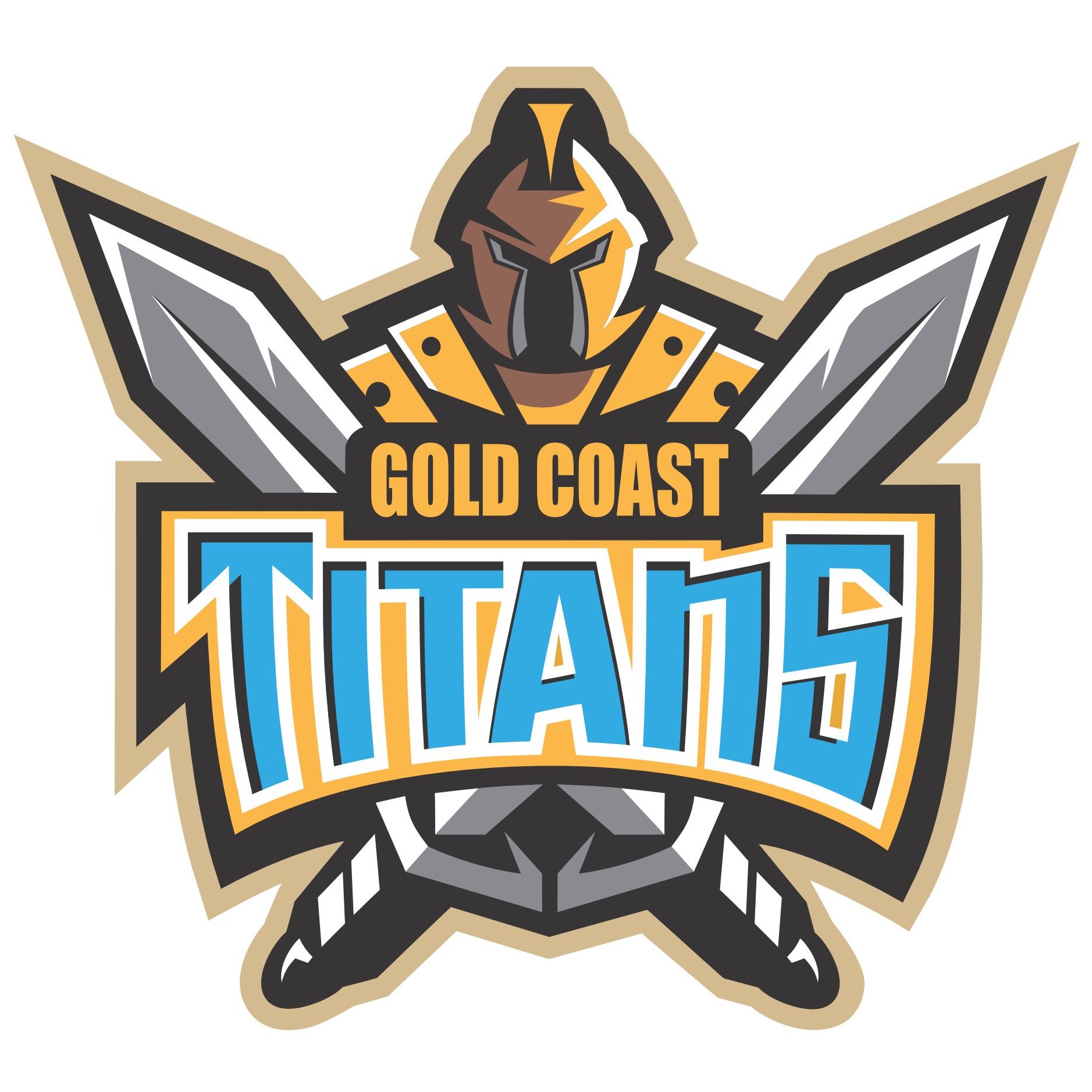 1877x1877 Gold Coast Titans Logo Vector Icon Template Clipart Free Download