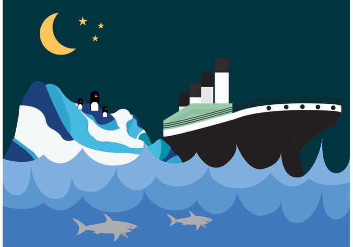 700x490 Titanic And Iceberg Wallpaper