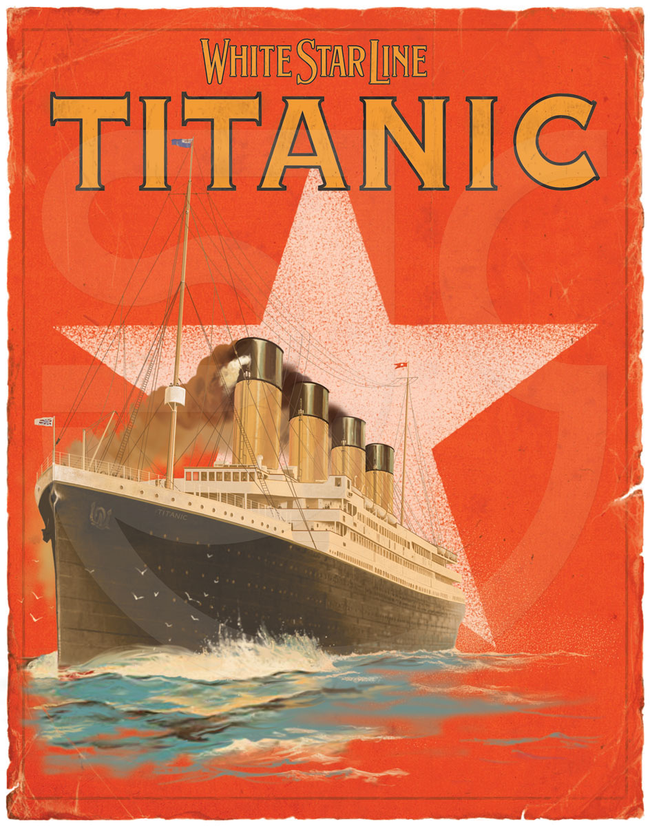 944x1200 Titanic Book Cover Illo Stuart, Vector Maj On Behance