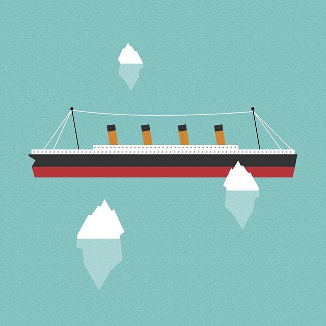 640x640 Titanic Vector Illustration Our Work Titanic, Illustration
