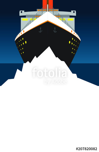 326x500 Titanic And Iceburg Stock Image And Royalty Free Vector