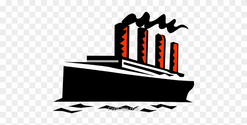 840x425 Ocean Liner Royalty Free Vector Clip Art Illustration