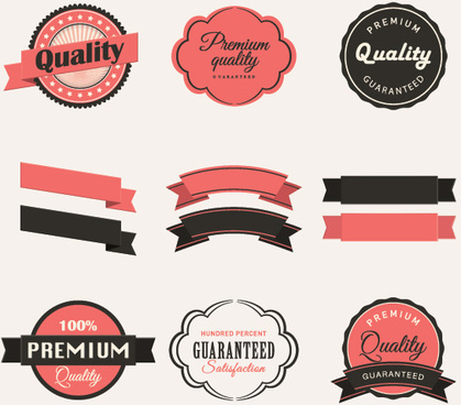 419x368 Ribbon Title Retro Free Vector Download