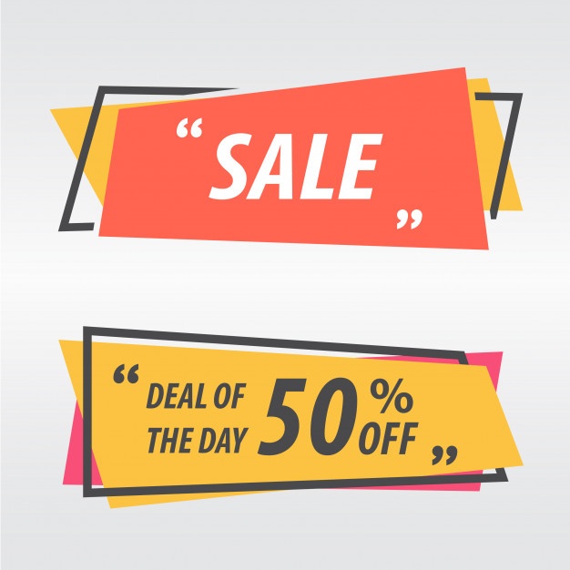 626x626 Set Of Trendy Flat Geometric Banners Vector Premium Download