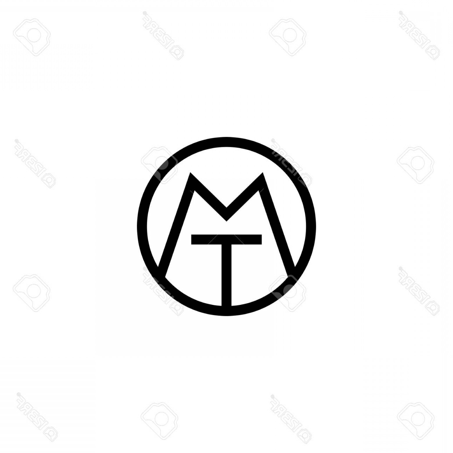 1560x1560 Photostock Vector Tm Mt Logo Vector Initial Monogram Icon Vector