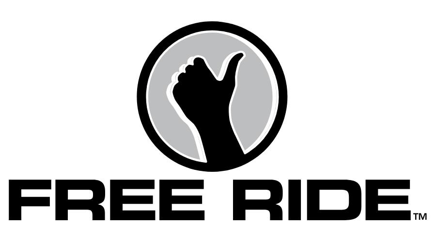 900x500 Free Ride Wheel Hitch Vector Logo