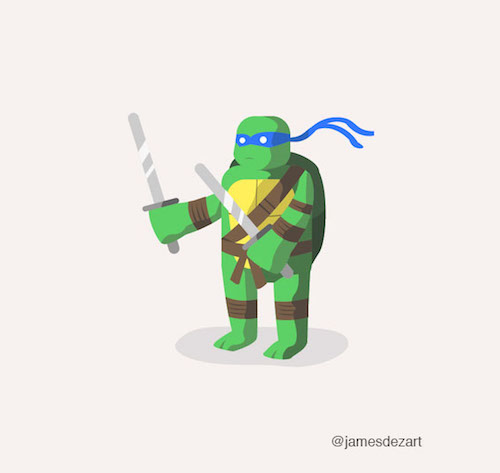 Tmnt Leonardo Vector 500x473 Tmnt Leonardo Vector