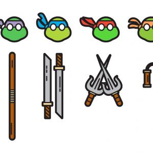 Tmnt Masks Logos Free Vector Soidergi 300x300 Tmnt Masks Logos Free Vector Soidergi