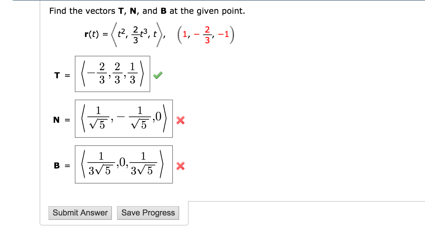 Solved Find The Vectors T, N, And B At The Given Point R 1352x728 Solved Find The Vectors T, N, And B At The Given Point R