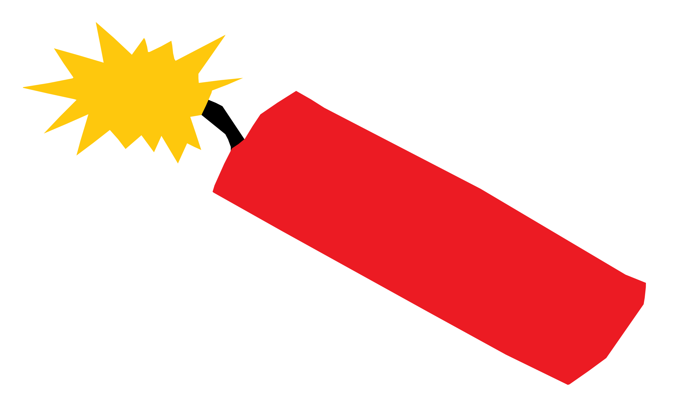2400x1432 Tnt With Short Fuse Vector Clipart Image