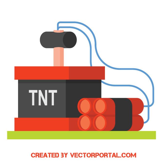 660x660 Explosive Tnt Vector Image