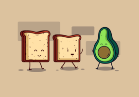 286x200 Toast Bread Free Vector Art