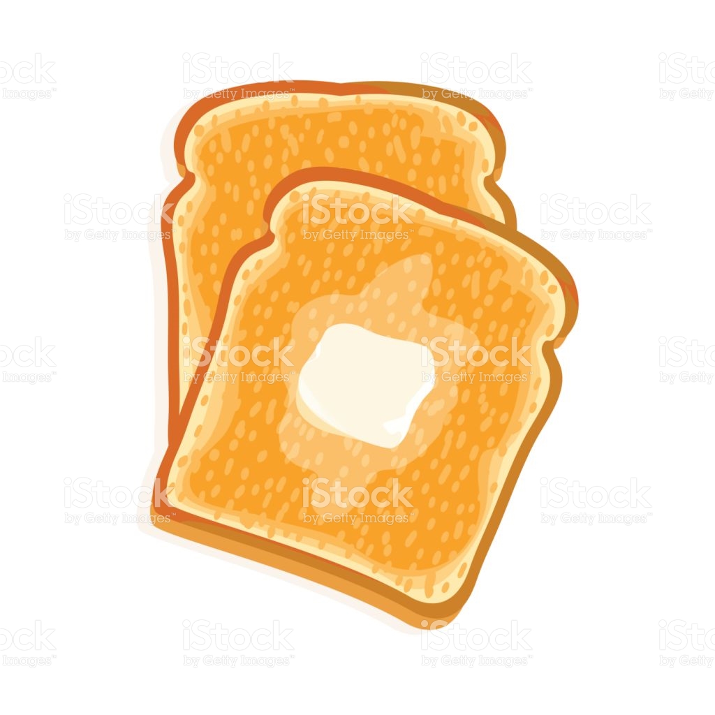 1024x1024 Toast With Butter Clipart