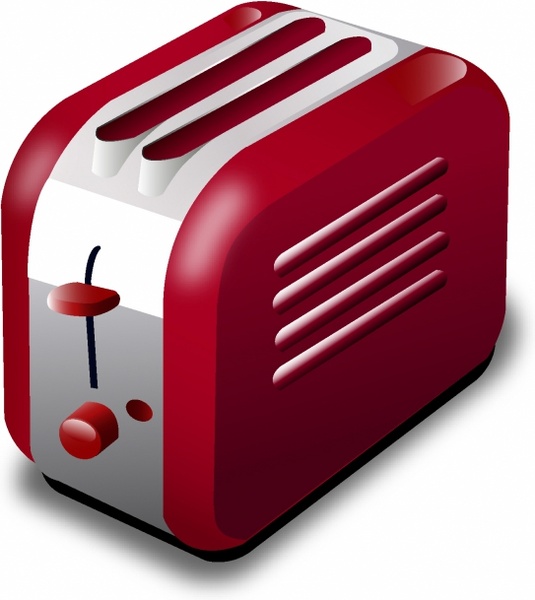 535x600 Toaster Free Vector In Adobe Illustrator