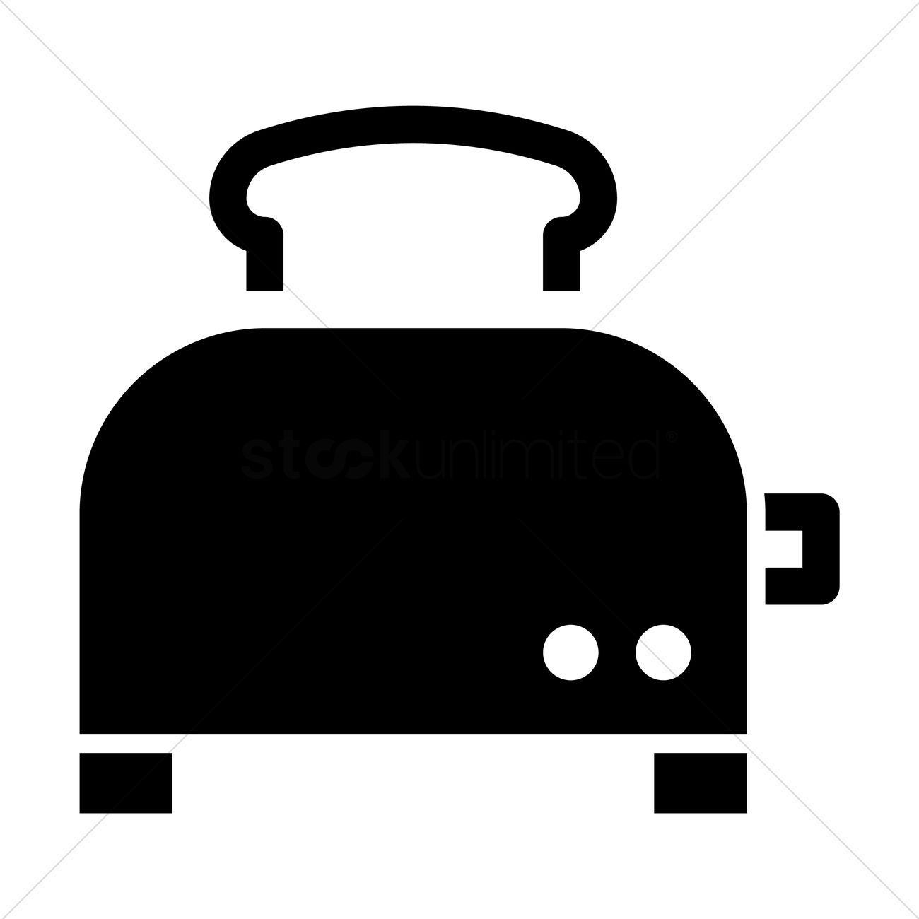 1300x1300 Toaster Vector Image
