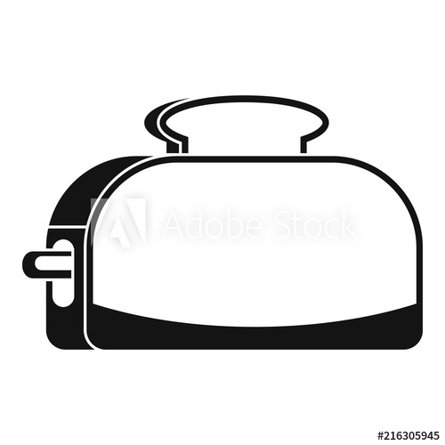 500x500 Metal Toaster Icon Simple Illustration Of Metal Toaster Vector
