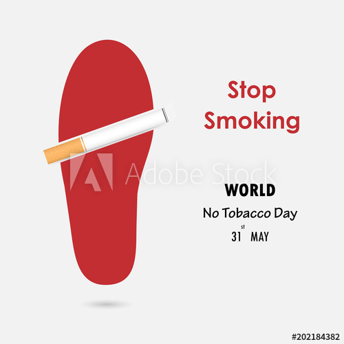 500x500 Shoe Prints,foot Prints And Quit Tobacco Vector Logo Design