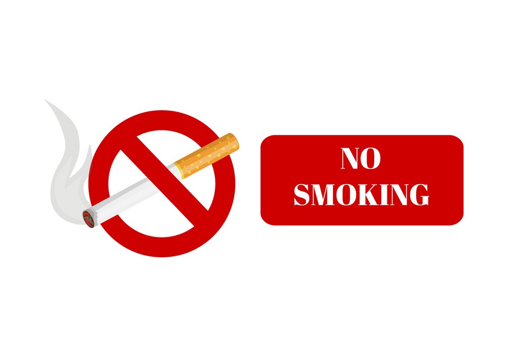 1000x674 No Smoking And Smoking Area Labels With Tobacco Vector