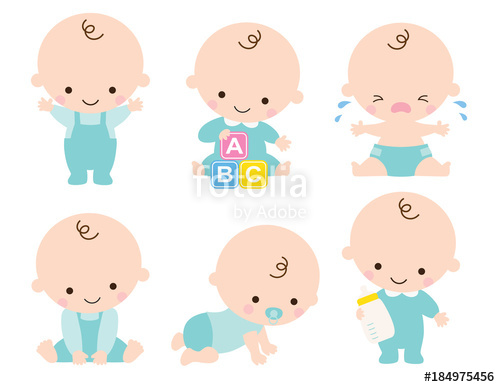 Cute Baby Or Toddler Boy Vector Illustration In Various Poses Such 500x387 Cute Baby Or Toddler Boy Vector Illustration In Various Poses Such