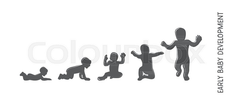 Baby Development Icon, Child Growth Stock Vector Colourbox 800x356 Baby Development Icon, Child Growth Stock Vector Colourbox