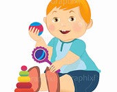 Clipart Toddler, Baby Boy, Clipart Commercial Use, Kids Vector 170x135 Clipart Toddler, Baby Boy, Clipart Commercial Use, Kids Vector
