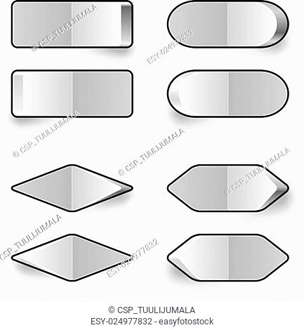 433x470 Blank White Toggle Switch Vector Template Stock Photos And Images