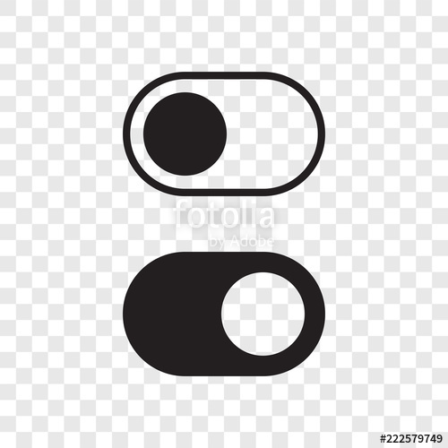 500x500 Toggle Button Switch Off Turn On Web Ui Icons Stock Image