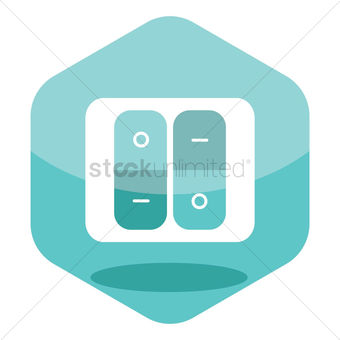 1300x1300 Toggle Switch Vector Image