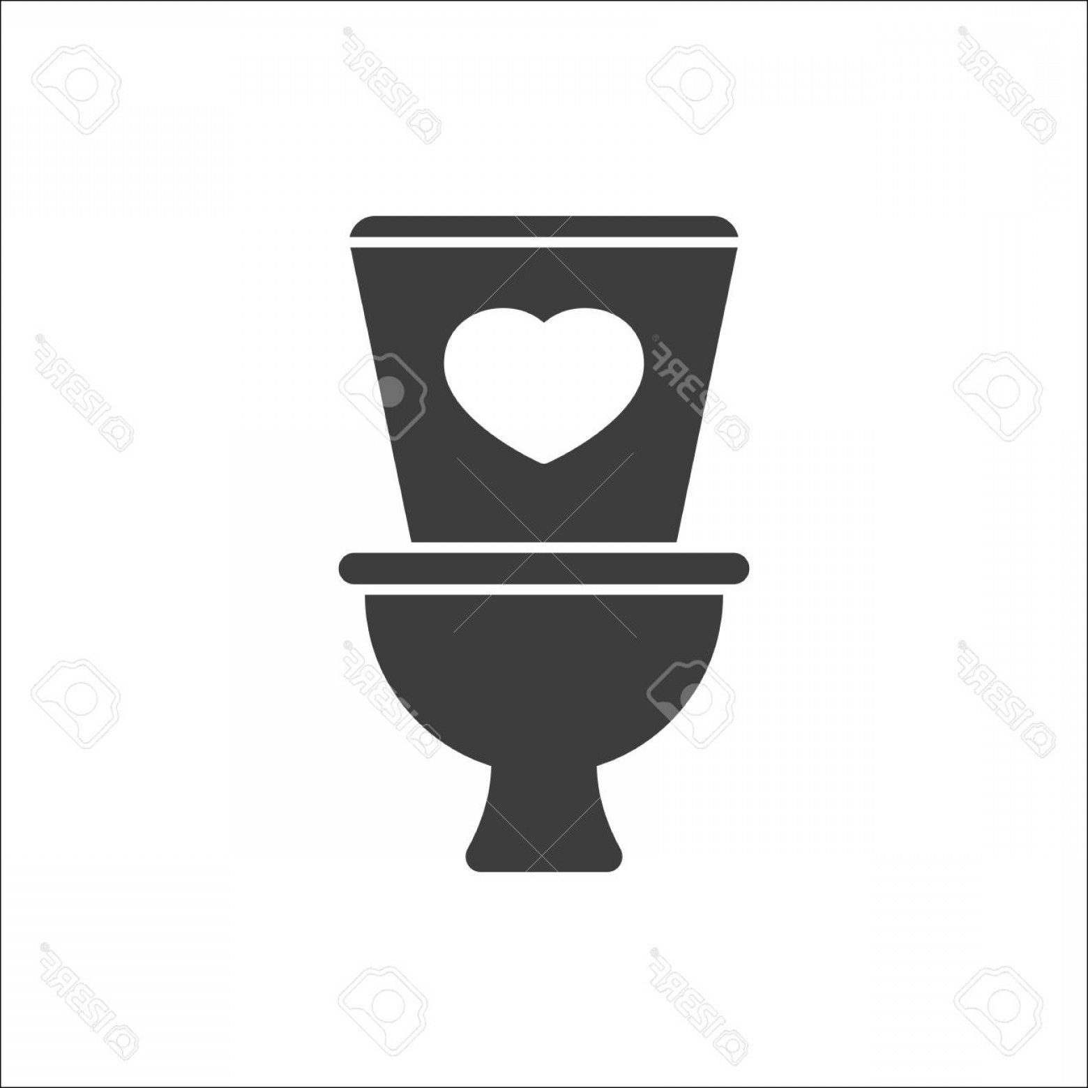 Photostock Vector Toilet Icon Bathroom Restroom Icon With Heart 1560x1560 Photostock Vector Toilet Icon Bathroom Restroom Icon With Heart
