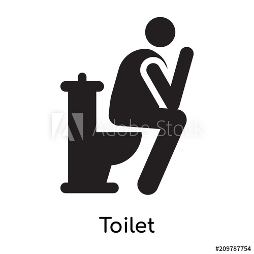 Toilet Icon Vector Sign And Symbol Isolated On White Background 500x500 Toilet Icon Vector Sign And Symbol Isolated On White Background