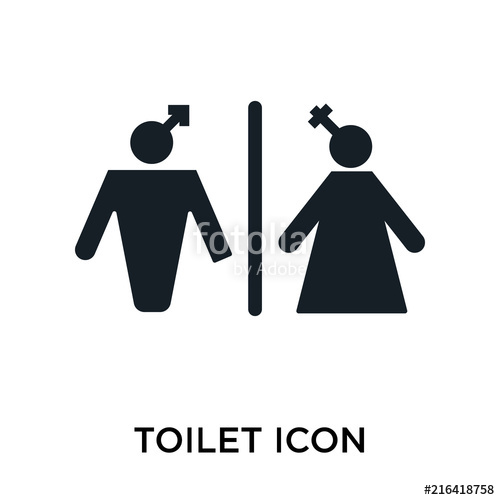Toilet Icon On White Background Modern Icons Vector Illustration 500x500 Toilet Icon On White Background Modern Icons Vector Illustration