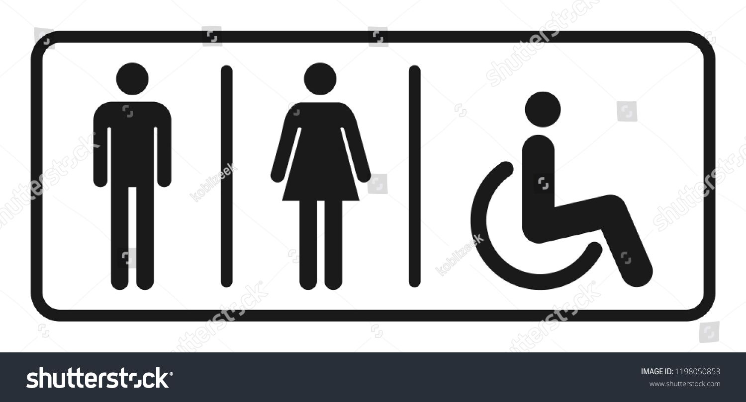 Male And Female Toilet Icon Vector, Filled Flat Sign, Solid 1500x810 Male And Female Toilet Icon Vector, Filled Flat Sign, Solid