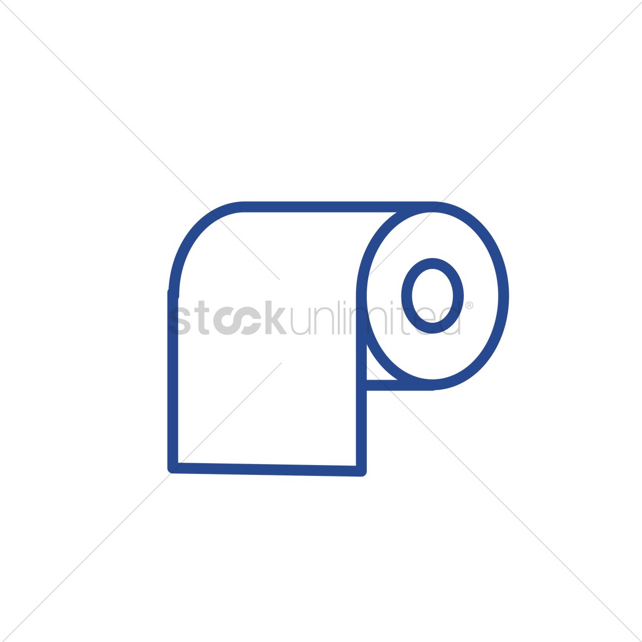 1300x1299 Toilet Paper Vector Image